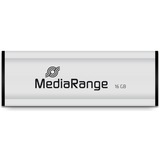 MediaRange MR916 lecteur USB flash 32 Go USB Type-A 3.2 Gen 1 (3.1 Gen 1) Noir, Argent, Clé USB Argent/Noir, 32 Go, USB Type-A, 3.2 Gen 1 (3.1 Gen 1), 70 Mo/s, Slide, Noir, Argent