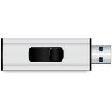 MediaRange MR917 lecteur USB flash 64 Go USB Type-A 3.2 Gen 1 (3.1 Gen 1) Noir, Argent, Clé USB Argent/Noir, 64 Go, USB Type-A, 3.2 Gen 1 (3.1 Gen 1), 80 Mo/s, Slide, Noir, Argent