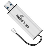 MediaRange MR918 lecteur USB flash 128 Go USB Type-A / Micro-USB 3.2 Gen 1 (3.1 Gen 1) Noir, Argent, Clé USB Argent/Noir, 128 Go, USB Type-A / Micro-USB, 3.2 Gen 1 (3.1 Gen 1), 80 Mo/s, Slide, Noir, Argent