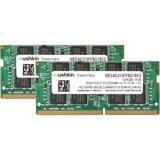Mushkin 16 Go DDR4-2133 (2x 8 Go) mémoire PC portable MES4S213FF8G18X2, SO-DIMM