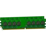 Mushkin 4GB DDR2 PC2-6400 Kit module de mémoire 4 Go 2 x 2 Go 800 MHz 4 Go, 2 x 2 Go, DDR2, 800 MHz, 240-pin DIMM, Détail Lite