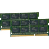 Mushkin 4GB PC3-10666 module de mémoire 4 Go 2 x 2 Go DDR3 1333 MHz, Mémoire vive 4 Go, 2 x 2 Go, DDR3, 1333 MHz, 204-pin SO-DIMM