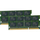Mushkin 4GB PC3-8500 module de mémoire 4 Go 2 x 2 Go DDR3 1066 MHz, Mémoire vive 4 Go, 2 x 2 Go, DDR3, 1066 MHz, 204-pin SO-DIMM