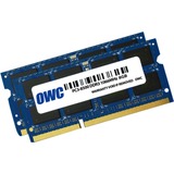 OWC 2x 8GB, PC8500, DDR3, 1066MHz module de mémoire 16 Go 2 x 8 Go, Mémoire vive PC8500, DDR3, 1066MHz, 16 Go, 2 x 8 Go, DDR3, 1066 MHz, 204-pin SO-DIMM, Bleu