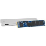 OWC Aura Pro 6G 500 Go Argent SSD 500 Go, Micro-USB B, 3.2 Gen 1 (3.1 Gen 1), 530 Mo/s, Argent