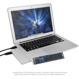 OWC Aura Pro 6G 500 Go Argent SSD 500 Go, Micro-USB B, 3.2 Gen 1 (3.1 Gen 1), 530 Mo/s, Argent