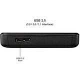 OWC Express Noir 2.5" Alimenté par port USB, Boîtier disque dur Noir, 2.5", SATA, Série ATA II, Série ATA III, 5 Gbit/s, Noir