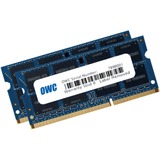 OWC OWC1867DDR3S08S module de mémoire 8 Go 2 x 4 Go DDR3 1867 MHz, Mémoire vive 8 Go, 2 x 4 Go, DDR3, 1867 MHz, 204-pin SO-DIMM, Noir, Bleu, Or