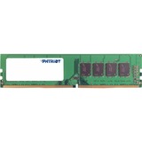 Patriot 4GB DDR4 2400MHz module de mémoire 4 Go 1 x 4 Go, Mémoire vive 4 Go, 1 x 4 Go, DDR4, 2400 MHz, 288-pin DIMM, Vert