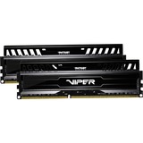 Patriot 8GB C3-12800 module de mémoire 8 Go 2 x 4 Go DDR3 1600 MHz, Mémoire vive Noir, 8 Go, 2 x 4 Go, DDR3, 1600 MHz, 240-pin DIMM