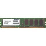 Patriot 8GB PC3-10600 module de mémoire 8 Go 1 x 8 Go DDR3 1333 MHz, Mémoire vive 8 Go, 1 x 8 Go, DDR3, 1333 MHz, 240-pin DIMM