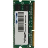 Patriot 8GB PC3-12800 module de mémoire 8 Go 1 x 8 Go DDR3 1600 MHz, Mémoire vive 8 Go, 1 x 8 Go, DDR3, 1600 MHz, 204-pin SO-DIMM