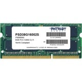 Patriot 8 Go DDR3-1600 (1x 8 Go) mémoire PC portable PSD38G16002S, SO-DIMM