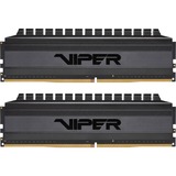 Patriot Viper 4 PVB416G300C6K module de mémoire 16 Go 2 x 8 Go DDR4 3000 MHz, Mémoire vive Noir, 16 Go, 2 x 8 Go, DDR4, 3000 MHz, 288-pin DIMM