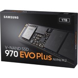 SAMSUNG 970 EVO Plus, 1 To SSD Noir, MZ-V7S1T0BW, PCIe Gen 3 x4, M.2 2280