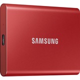 SAMSUNG Portable T7, 1 To , SSD Rouge, MU-PC1T0R/WW, USB 3.2 Gen.2 (10 Gbps)