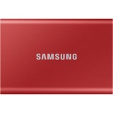 SAMSUNG Portable T7, 2 To, SSD Rouge, MU-PC2T0R/WW, USB 3.2 Gen.2 (10 Gbps)