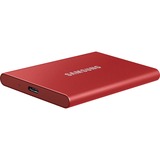 SAMSUNG Portable T7, 2 To, SSD Rouge, MU-PC2T0R/WW, USB 3.2 Gen.2 (10 Gbps)