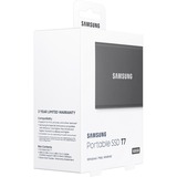 SAMSUNG Portable T7, 500 Go, SSD Gris, MU-PC500T/WW, USB 3.2 Gen.2 (10 Gbps)