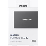 SAMSUNG Portable T7, 500 Go, SSD Gris, MU-PC500T/WW, USB 3.2 Gen.2 (10 Gbps)