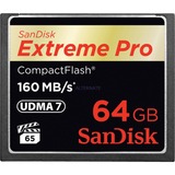 SanDisk Extreme PRO CompactFlash 64 Go, Carte mémoire Noir, SDCFXPS-064G-X46