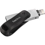 SanDisk SDIX60N-128G-GN6NE lecteur USB flash 128 Go 3.2 Gen 1 (3.1 Gen 1) Gris, Argent, Clé USB Noir/Argent, 128 Go, 3.2 Gen 1 (3.1 Gen 1), Pivotant, Gris, Argent