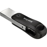 SanDisk SDIX60N-128G-GN6NE lecteur USB flash 128 Go 3.2 Gen 1 (3.1 Gen 1) Gris, Argent, Clé USB Noir/Argent, 128 Go, 3.2 Gen 1 (3.1 Gen 1), Pivotant, Gris, Argent