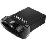 SanDisk Ultra Fit lecteur USB flash 512 Go USB Type-A 3.2 Gen 1 (3.1 Gen 1) Noir, Clé USB Noir, 512 Go, USB Type-A, 3.2 Gen 1 (3.1 Gen 1), 130 Mo/s, Sans capuchon, Noir