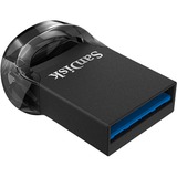 SanDisk Ultra Fit lecteur USB flash 512 Go USB Type-A 3.2 Gen 1 (3.1 Gen 1) Noir, Clé USB Noir, 512 Go, USB Type-A, 3.2 Gen 1 (3.1 Gen 1), 130 Mo/s, Sans capuchon, Noir