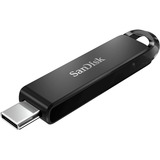 SanDisk Ultra lecteur USB flash 128 Go USB Type-C 3.2 Gen 1 (3.1 Gen 1) Noir, Clé USB Noir, 128 Go, USB Type-C, 3.2 Gen 1 (3.1 Gen 1), 150 Mo/s, Slide, Noir