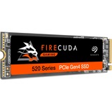 Seagate FireCuda 520 M.2 1000 Go PCI Express 4.0 3D TLC NVMe, SSD 1000 Go, M.2, 5000 Mo/s