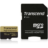 Transcend 16GB microSDHC 16 Go MLC Classe 10, Carte mémoire 16 Go, MicroSDHC, Classe 10, MLC, 95 Mo/s, 25 Mo/s