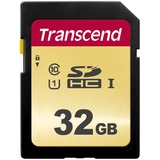 Transcend 32GB, UHS-I, SDHC 32 Go Classe 10, Carte mémoire Noir/Jaune, UHS-I, SDHC, 32 Go, SDHC, Classe 10, UHS-I, 95 Mo/s, 35 Mo/s