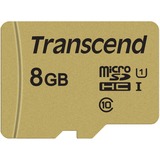 Transcend 8GB UHS-I U3 8 Go MicroSDHC Classe 10, Carte mémoire 8 Go, MicroSDHC, Classe 10, UHS-I, 95 Mo/s, 25 Mo/s