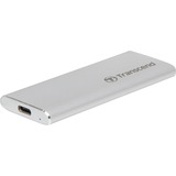 Transcend ESD240C 240 Go Argent, SSD Argent, 240 Go, M.2, USB Type-C, 3.2 Gen 2 (3.1 Gen 2), 520 Mo/s, Argent