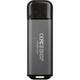 Transcend JetFlash 920 lecteur USB flash 128 Go USB Type-A 3.2 Gen 1 (3.1 Gen 1) Gris, Clé USB Gris, 128 Go, USB Type-A, 3.2 Gen 1 (3.1 Gen 1), 420 Mo/s, Casquette, Gris