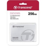 Transcend SSD230S 2.5" 256 Go Série ATA III 3D NAND SSD Argent, 256 Go, 2.5", 530 Mo/s, 6 Gbit/s