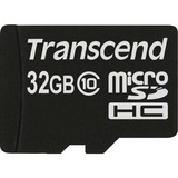 Transcend TS32GUSDC10 mémoire flash 32 Go MicroSDHC NAND Classe 10, Carte mémoire Noir, 32 Go, MicroSDHC, Classe 10, NAND, 90 Mo/s, Noir