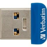 Verbatim Clé NANO USB 3.0 Store 'n' Stay 64 Go, Clé USB Bleu, 64 Go, USB Type-A, 3.2 Gen 1 (3.1 Gen 1), Casquette, 3 g, Bleu