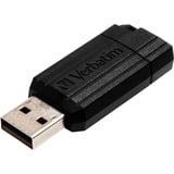 Verbatim Clé USBPinStripe 3.0 de 16 Go - Noire Noir, 16 Go, USB Type-A, 3.2 Gen 1 (3.1 Gen 1), Slide, 7 g, Noir