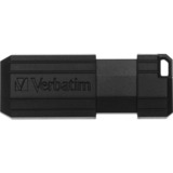 Verbatim Clé USBPinStripe 3.0 de 16 Go - Noire Noir, 16 Go, USB Type-A, 3.2 Gen 1 (3.1 Gen 1), Slide, 7 g, Noir