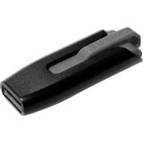 Verbatim Clé USB V3 de 32 Go Noir/gris, 32 Go, USB Type-A, 3.2 Gen 1 (3.1 Gen 1), 80 Mo/s, Slide, Noir, Gris