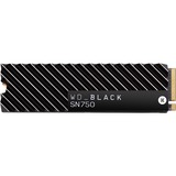 WD Black SN750 M.2 2000 Go PCI Express 3.0 NVMe, SSD Noir, 2000 Go, M.2, 3400 Mo/s, 8 Gbit/s