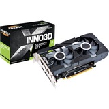 INNO3D GeForce GTX 1650 Twin X2 OC, Carte graphique 1x HDMI, 2x DisplayPort