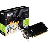 MSI GT 710 1GD3H LP, Carte graphique VGA, DVI, HDMI, Low-Profile