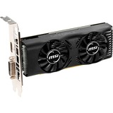 MSI GeForce GTX 1650 4GT LP OC NVIDIA 4 Go GDDR5, Carte graphique GeForce GTX 1650, 4 Go, GDDR5, 128 bit, 7680 x 4320 pixels, PCI Express x16 3.0