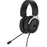 ASUS TUF Gaming H3 Casque Avec fil Arceau Jouer Noir, Gris, Casque gaming Argent, Avec fil, Jouer, 20 - 20000 Hz, 294 g, Casque, Noir, Gris