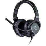 Cooler Master MH752 Casque Arceau Noir, Casque gaming Noir, Casque, Arceau, Jouer, Noir, Binaural, Numérique