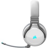 Corsair Virtuoso RGB Casque Arceau Connecteur de 3,5 mm USB Type-A Blanc, Casque gaming Blanc/Argent, Casque, Arceau, Jouer, Blanc, Binaural, Noir