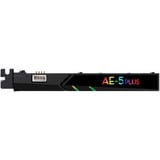 Creative Sound BlasterX AE-5 Plus, Carte son Noir, LED RGB